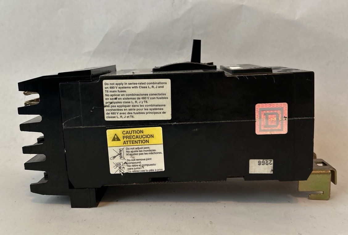 Square D KA36125 125 Amp 3 Pole 600 V 42 kA 50/60 Hz Circuit Breaker