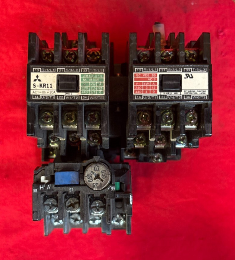MITSUBISHI MAGNETIC CONTACTOR/THERMAL RELAY S-KR11 TH-N12