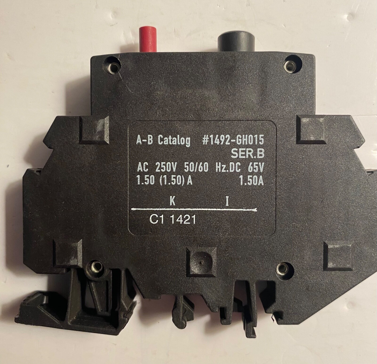 Allen Bradley Circuit Breaker 1492-GH015 Ser. B
