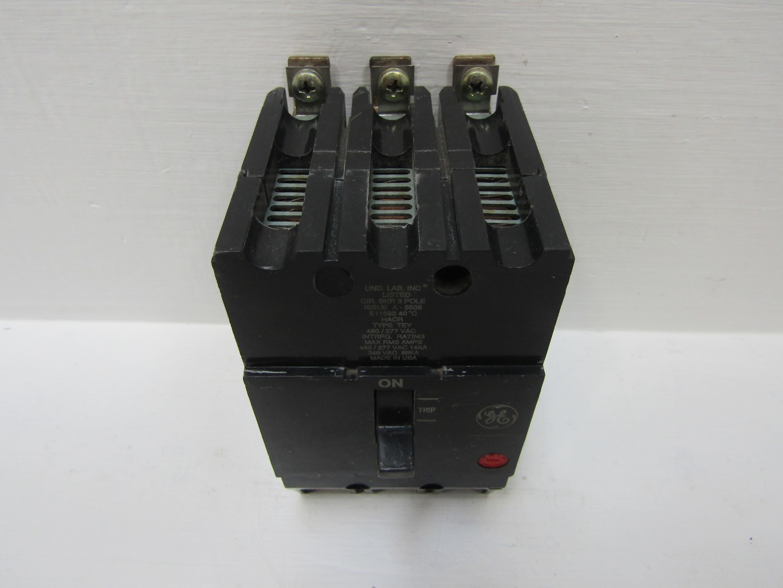 GE General Electric TEY360 60 Amp 480V 3-Pole TEY Circuit Breaker 60A 277V