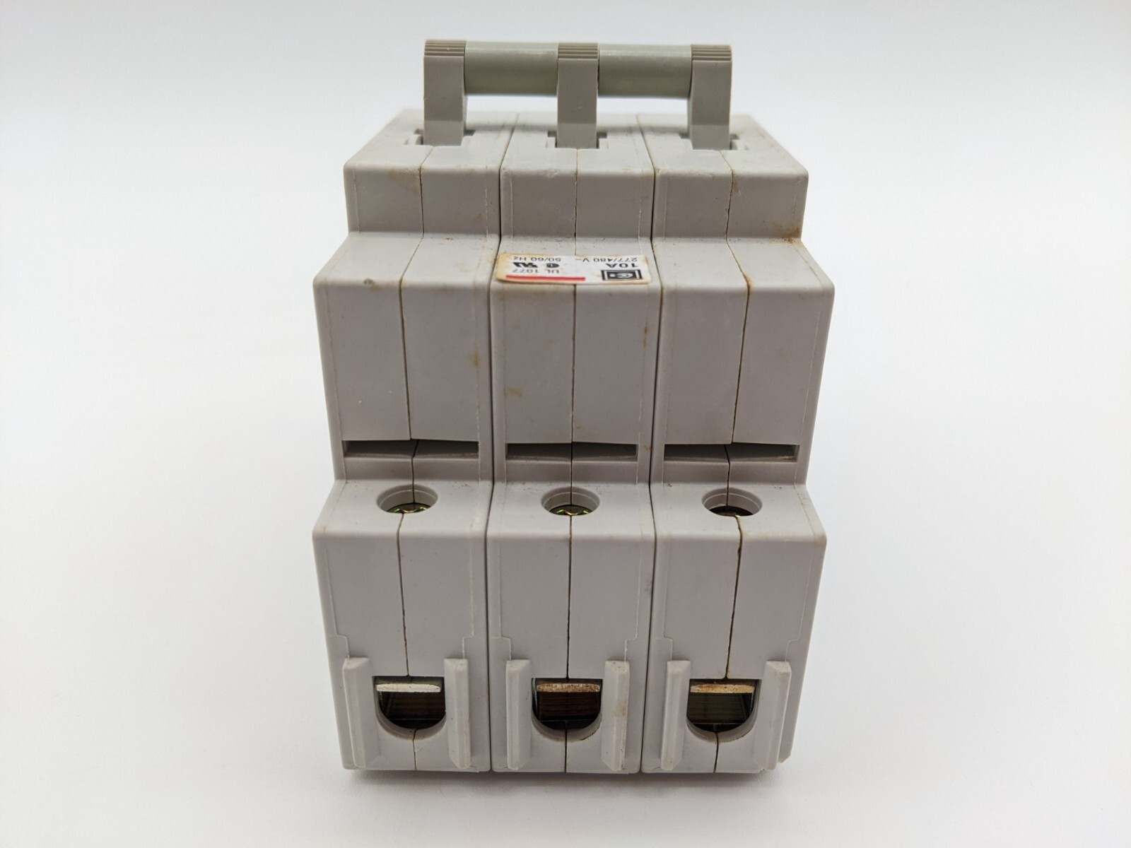 Cutler Hammer SPHM3YL0010 Circuit Breaker 10 Amp 3 Pole 277/480 Volt Din Rail