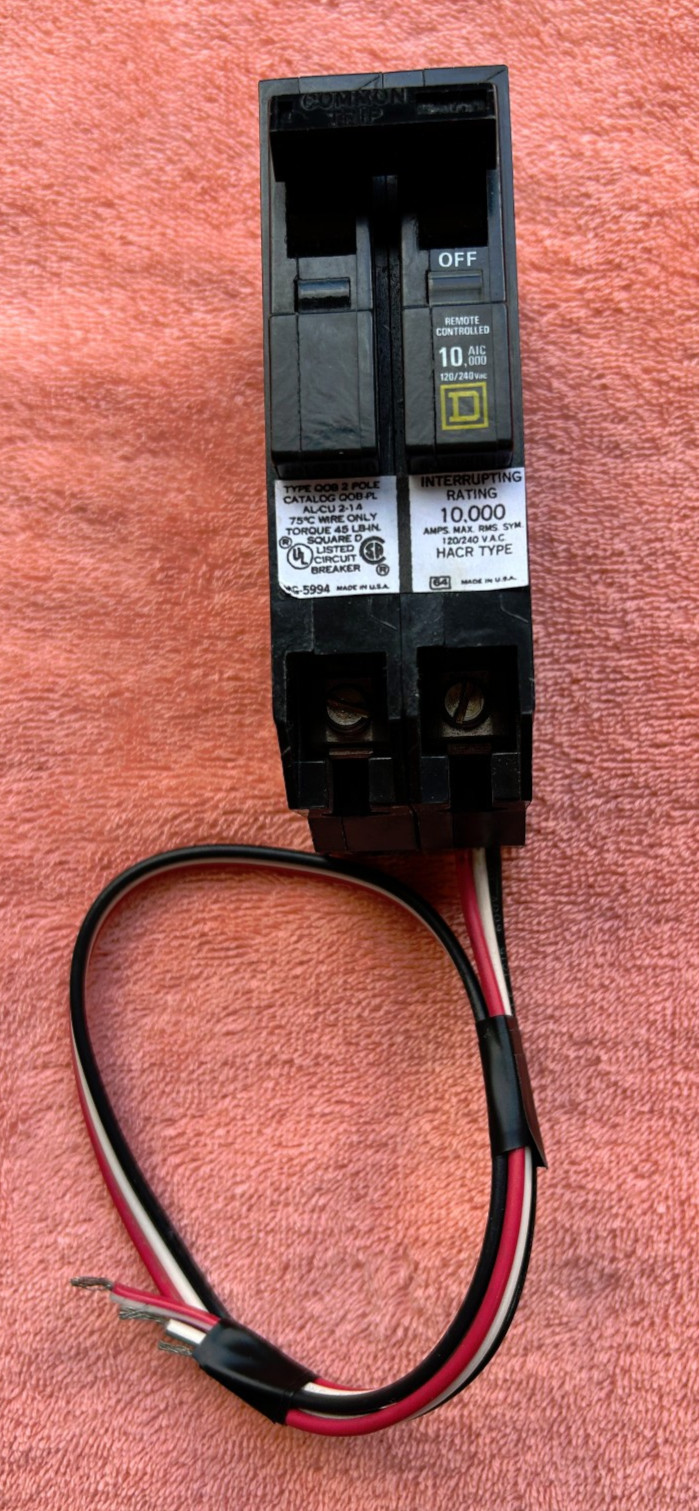 SQUARE D QOB230PL TYPE QOB MINITURE CIRCUIT BREAKER 120/240,30A, (BRAND NEW)