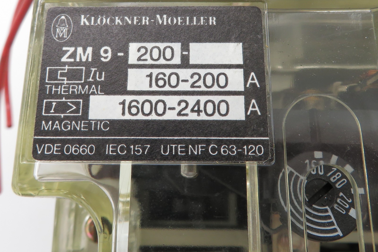 Klöckner Moeller NZM9-250 Circuit Breaker + ZM9-200 Trigger Block 160..200A 3p
