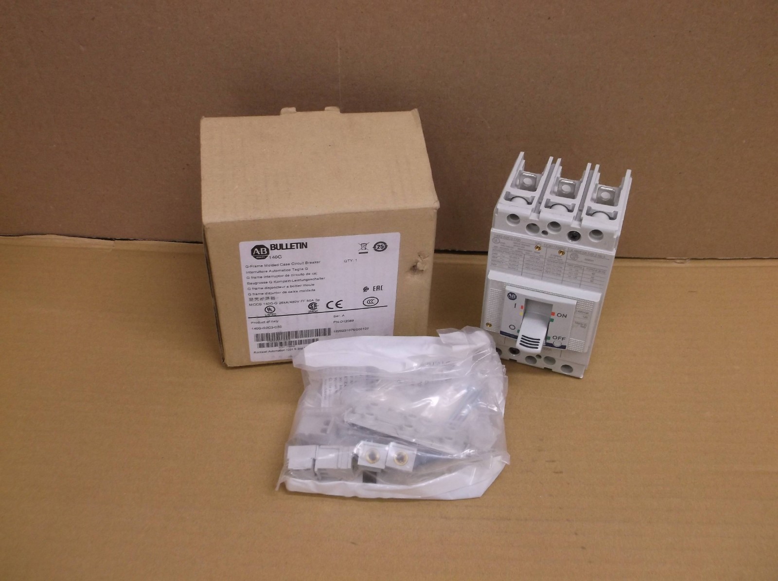 140G-G2C3-C50 A Allen Bradley NEW In Box 50A Circuit Breaker 140GG2C3C50 A