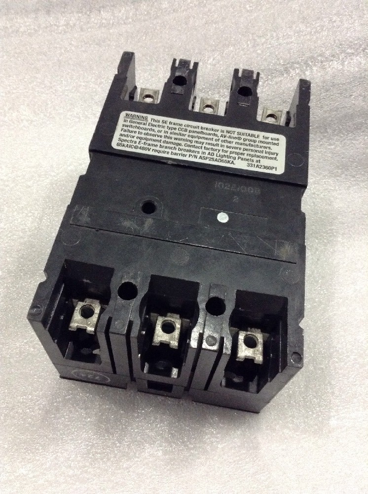 SEPA36AT0100 GENERAL ELECTRIC CIRCUIT BREAKER 3 POLE 600V RATING 100 (2 YR WTY)