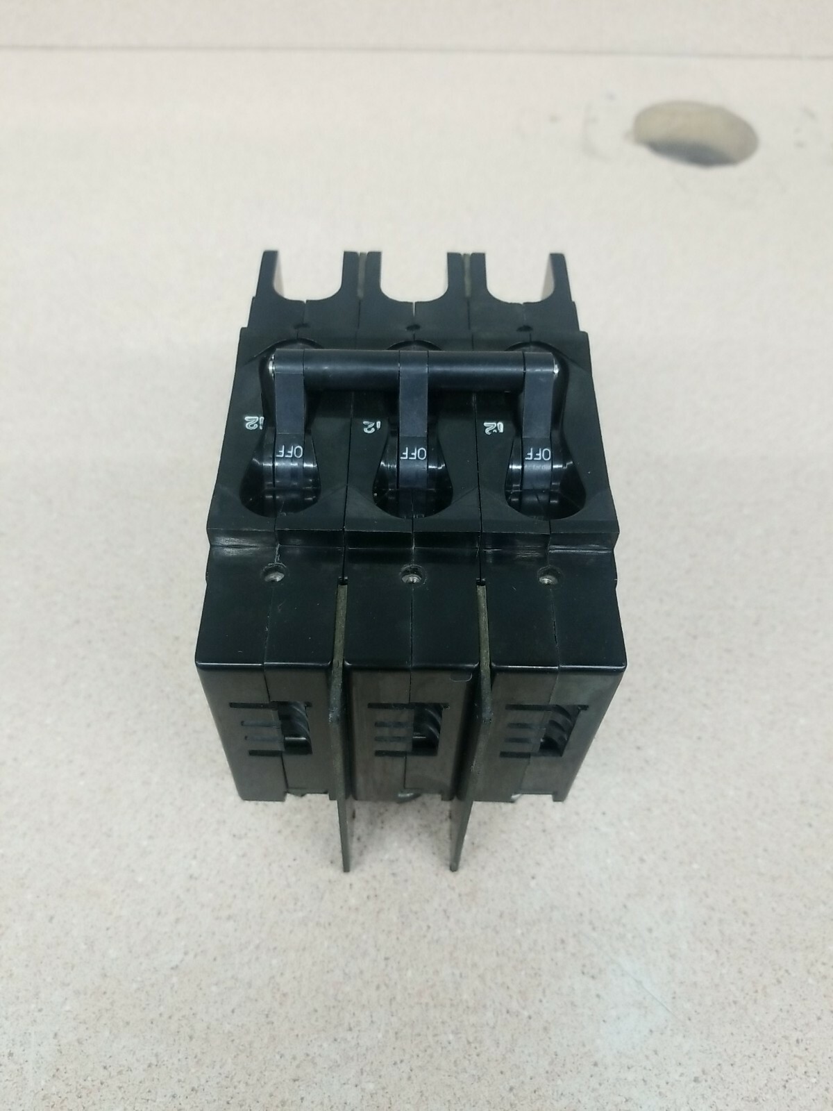 Airpax 12A Series 3 Pole 12A Breaker T
