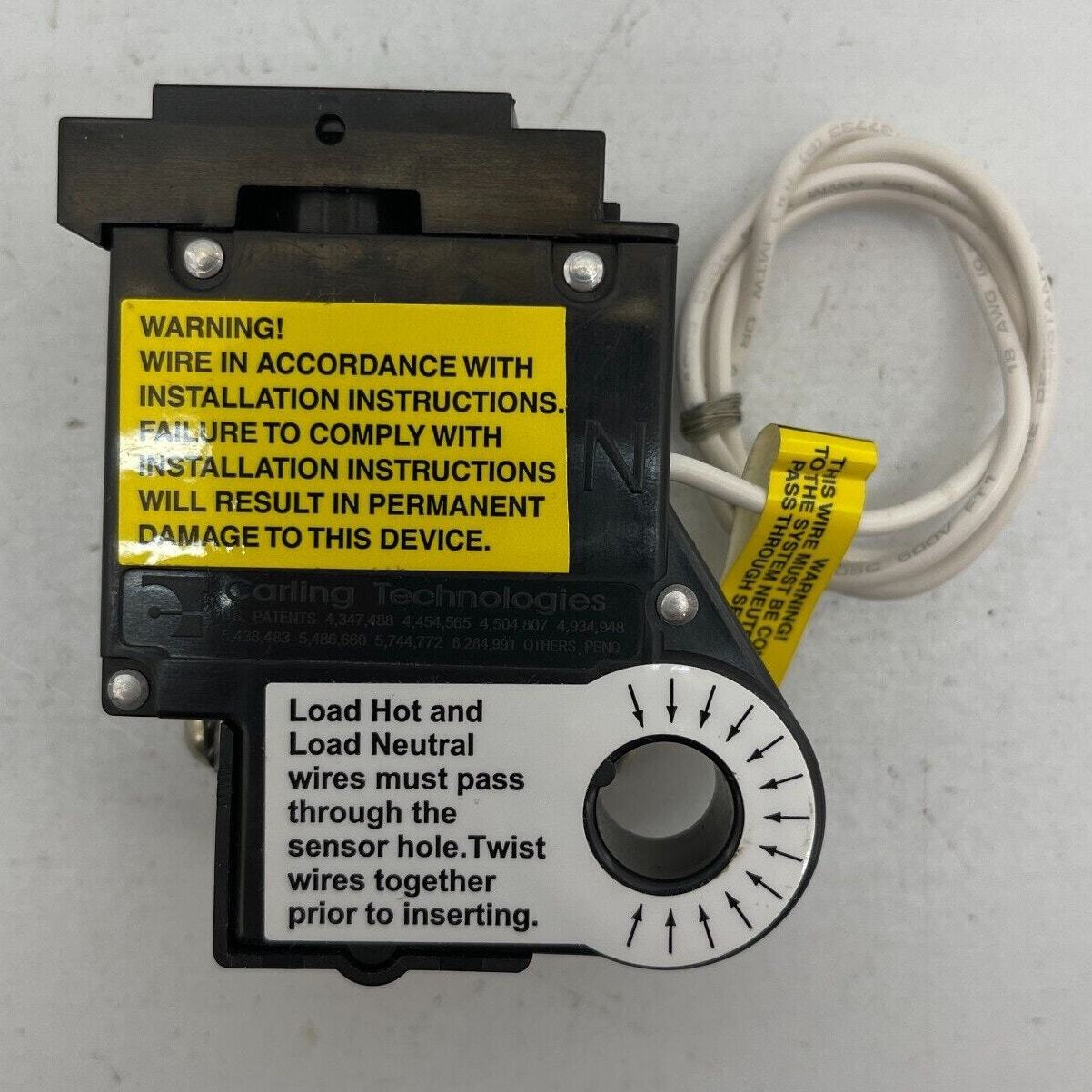 Carling Techno PBA-B2-24-615-5AE-AG 15A Circuit Breaker 1 Pole Vertical Mount