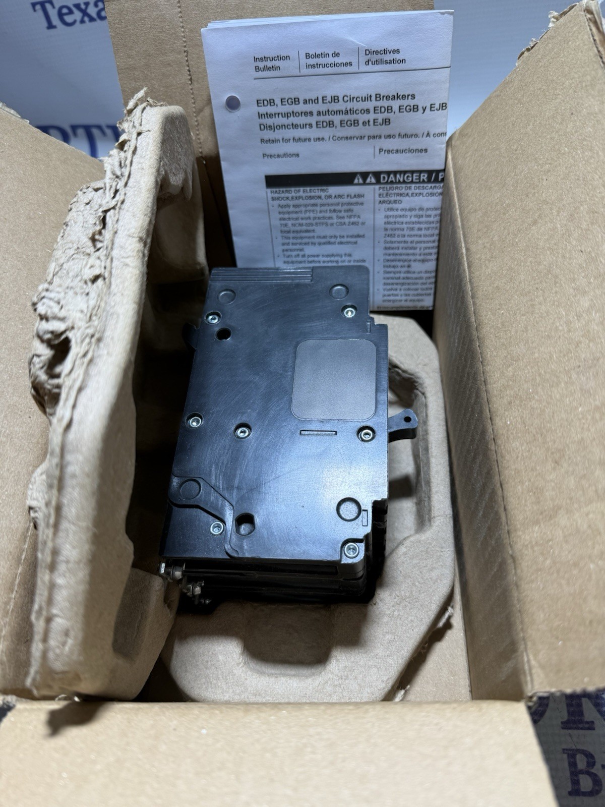 Square D – EDB34025 – Mini Circuit Breaker, E-Frame, 25A, 3 Pole