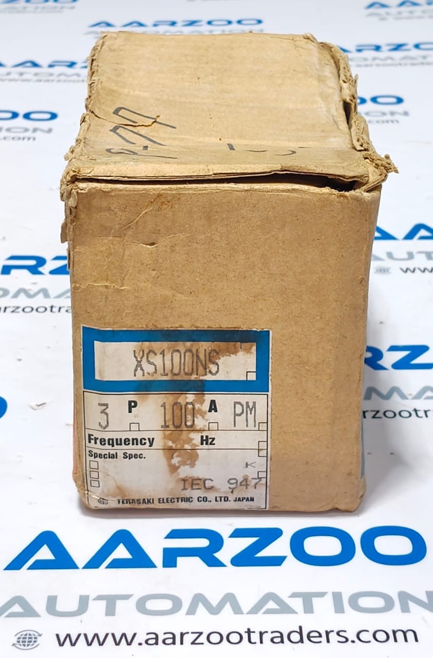 NEW TERASAKI XS100NS 3 POLE 100 AMP TemBreak CIRCUIT BREAKER AC600V DC250V