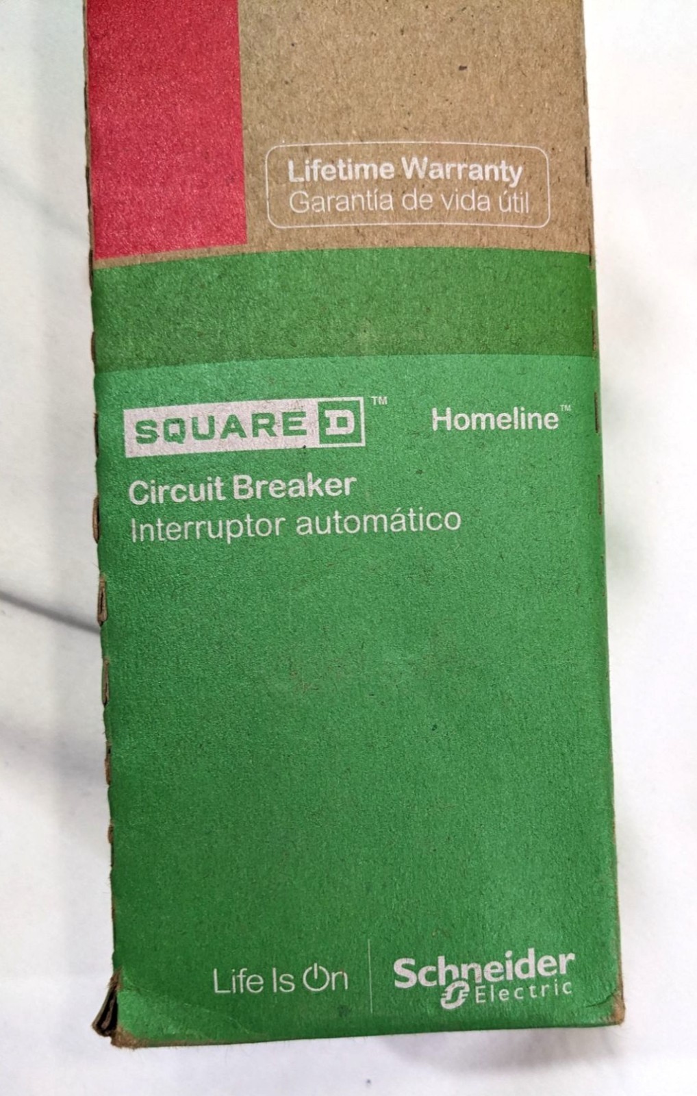 Square D Homeline 40A 2-Pole Circuit Breakers 120/240V 50/60Hz 5 Pack