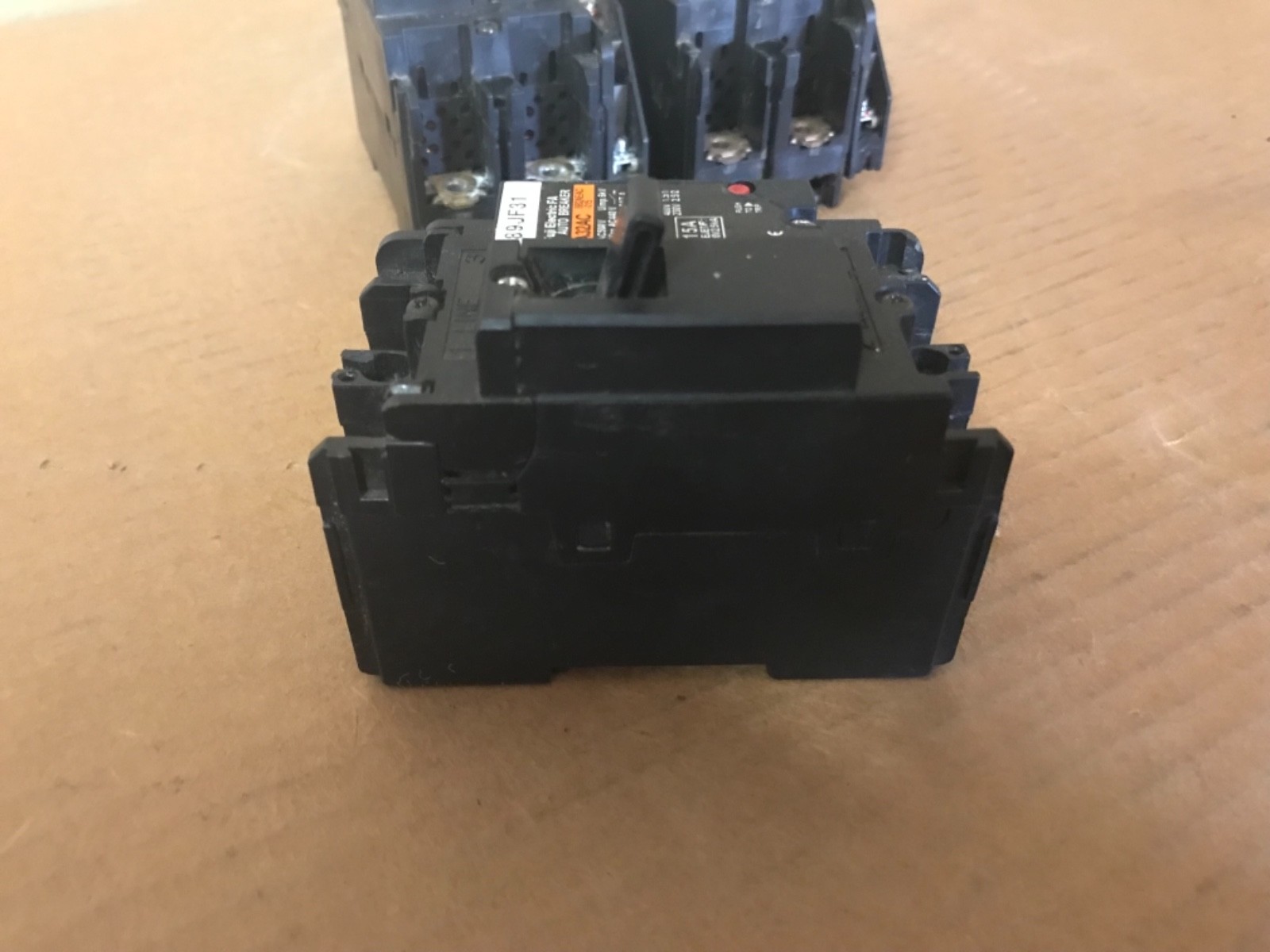 (Lot of 3) Fuji Electric FA Auto Breaker EA32AC 15 Amp 220 V Motor Disconnect