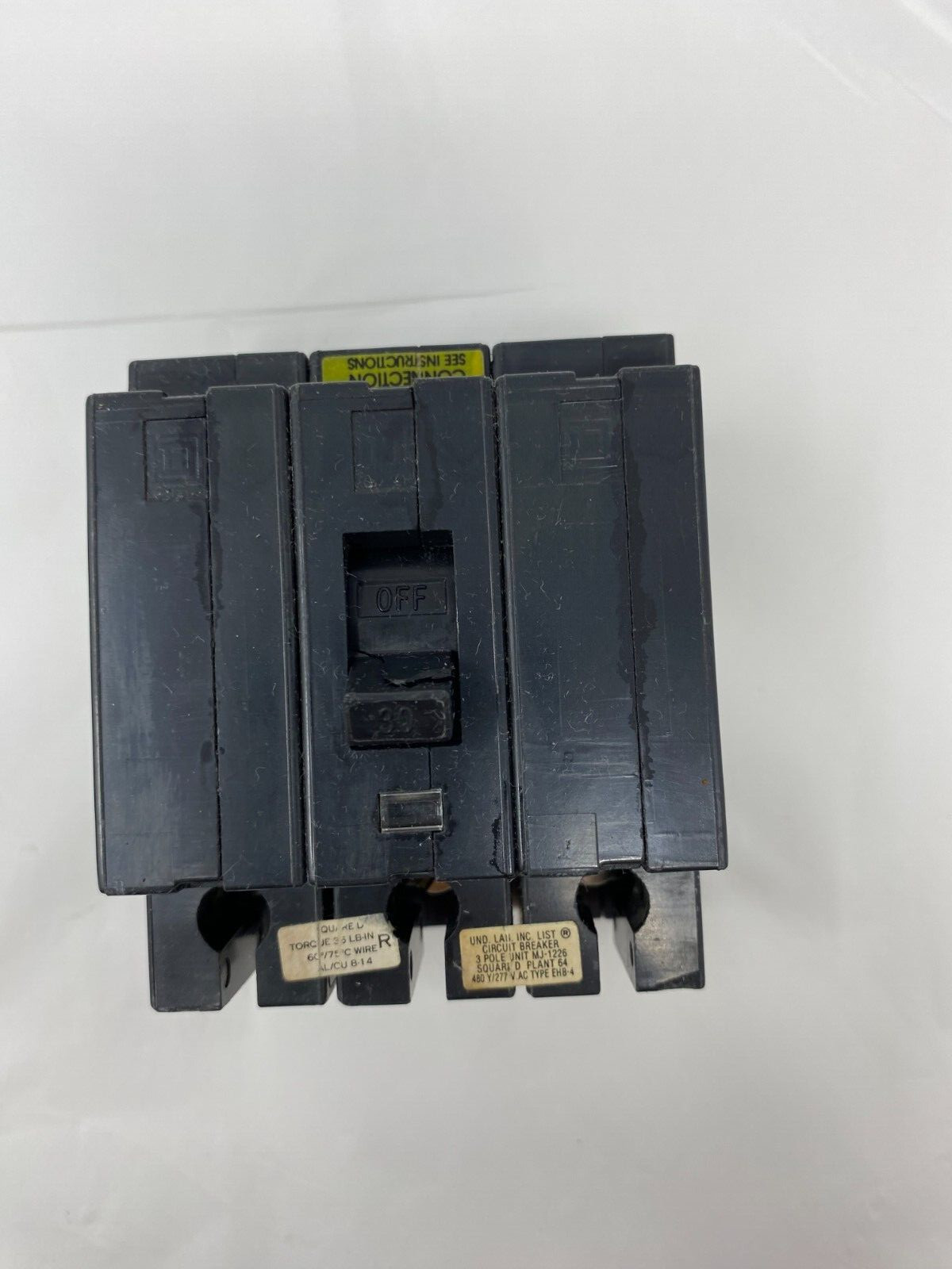 Square D Schneider Electric EHB34030 3P 3PH 30A 480Y/277V Circuit Breaker