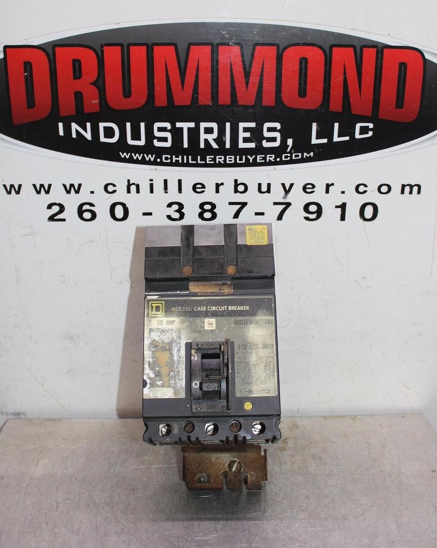 SQUARE D I-LINE CIRCUIT BREAKER FC34060 60 AMP 480 VOLT 3-POLE *DAMAGED TAG*