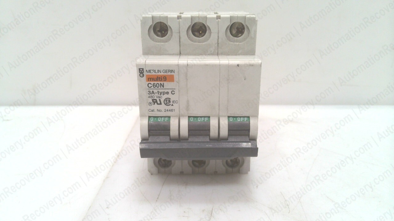 MERLIN GERIN 24461, MINIATURE CIRCUIT BREAKER #144889