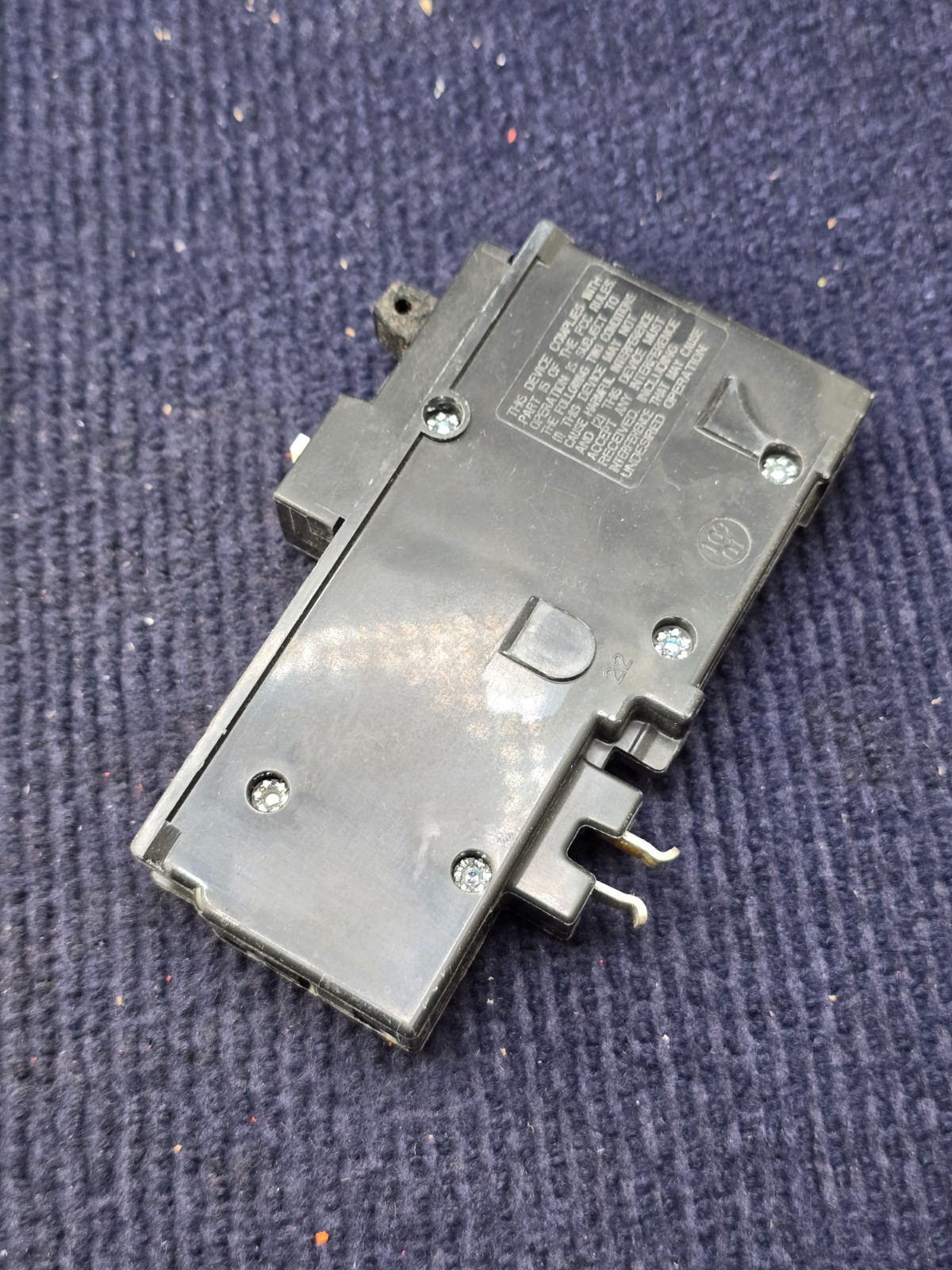 Square D HOM115PCAFI 15A 1-Pole CAFCI Circuit Breaker 120V, 10kA, #14 to #8 AWG