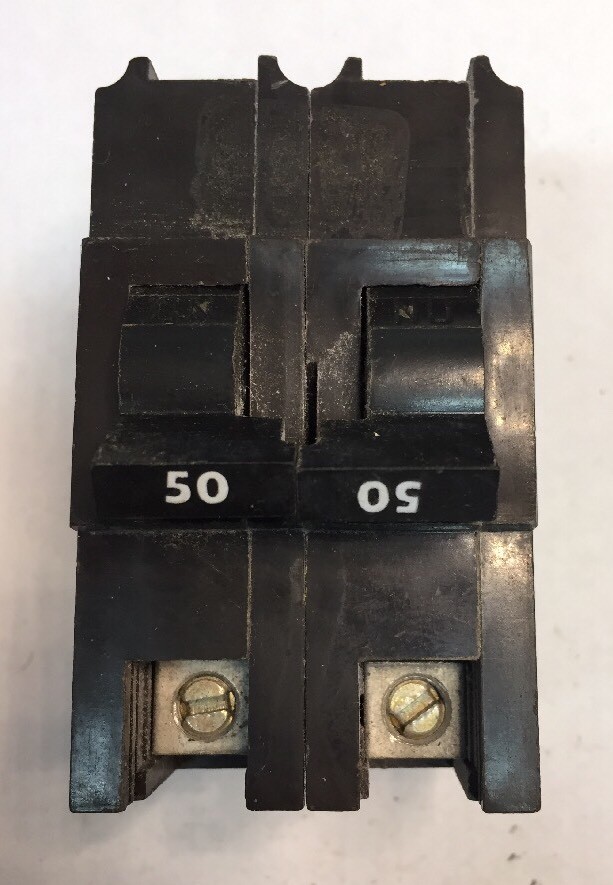 Federal Pacific FPE Stab-Lok Breaker 2 Pole 50 Amp 240V Thick – Ships Today