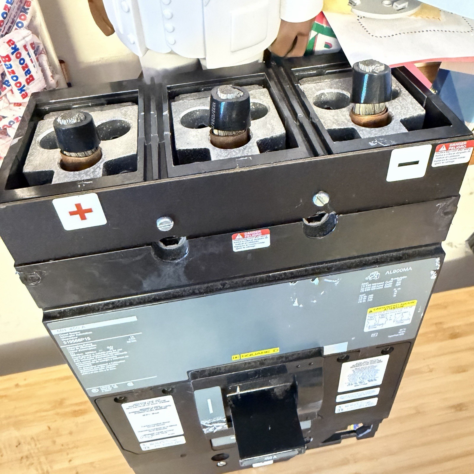 Square D AL900MA / MH450A, 450 Amp, Circuit Breaker – Tested Working