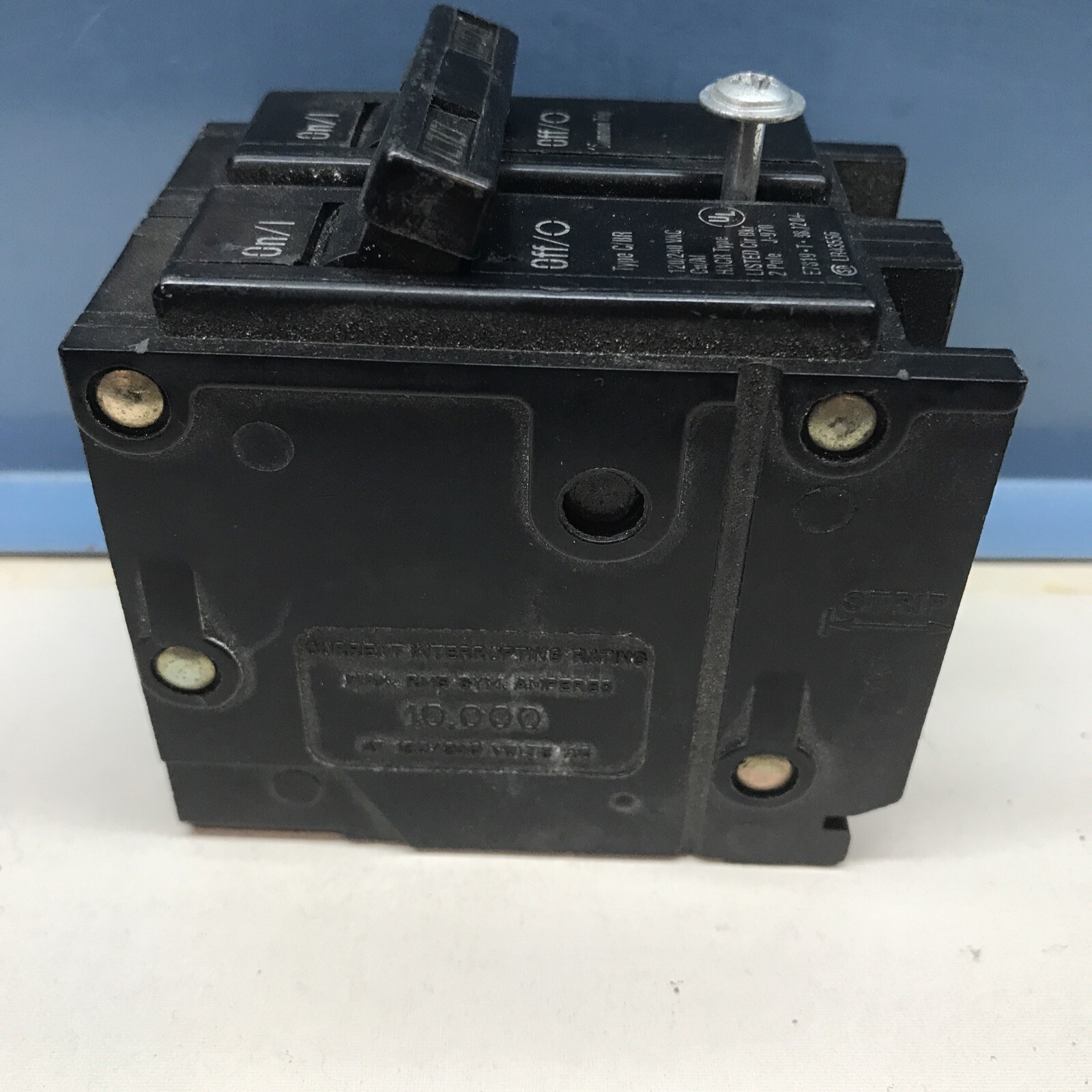 Main type BR /C BR2100BM 2 POLE 100 AMP CIRCUIT BREAKER Unbranded