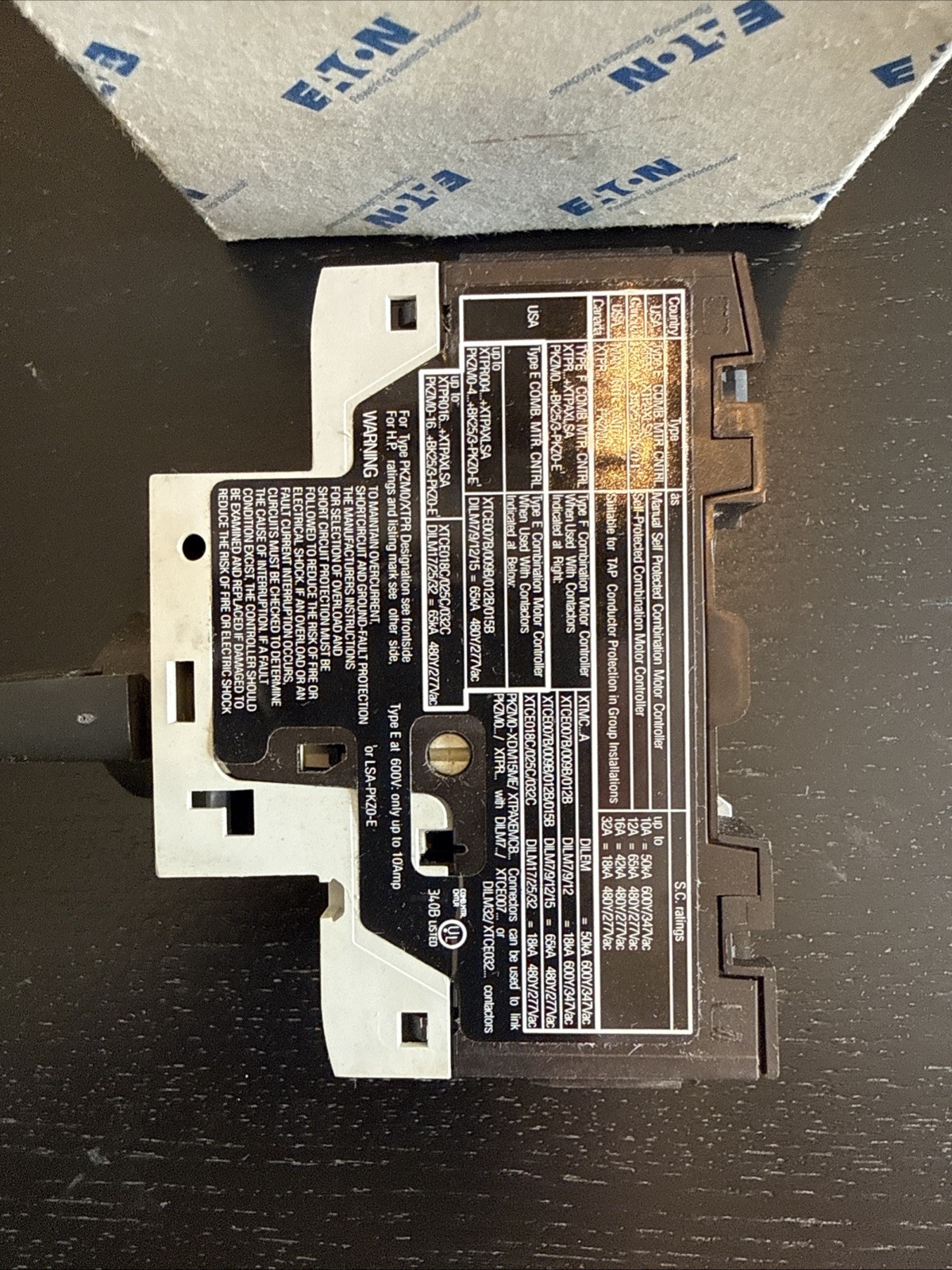 Eaton PKZM0-25/AK XTPR025BC1 Motor Protective Circuit Breaker PKZM0-25 NEW NOS