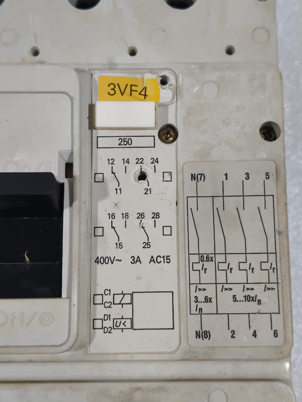 SIEMENS 3VF4 160-200AMP 4POLE CIRCUIR BREAKER FREE FAST