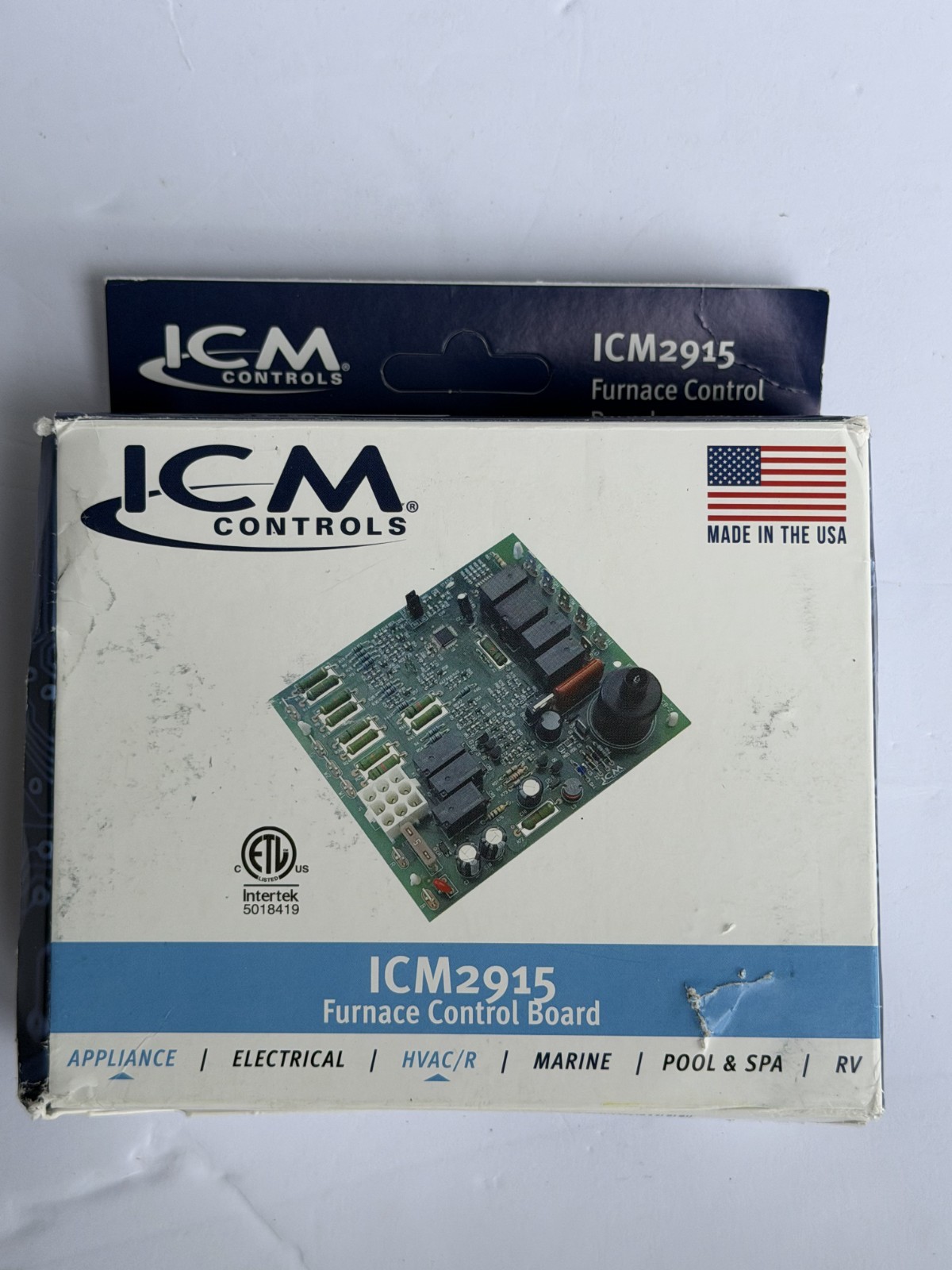 ICM CONTROLS ICM2915 Furnace Control Board TRANE D67413p01 SPARK Ignition Module