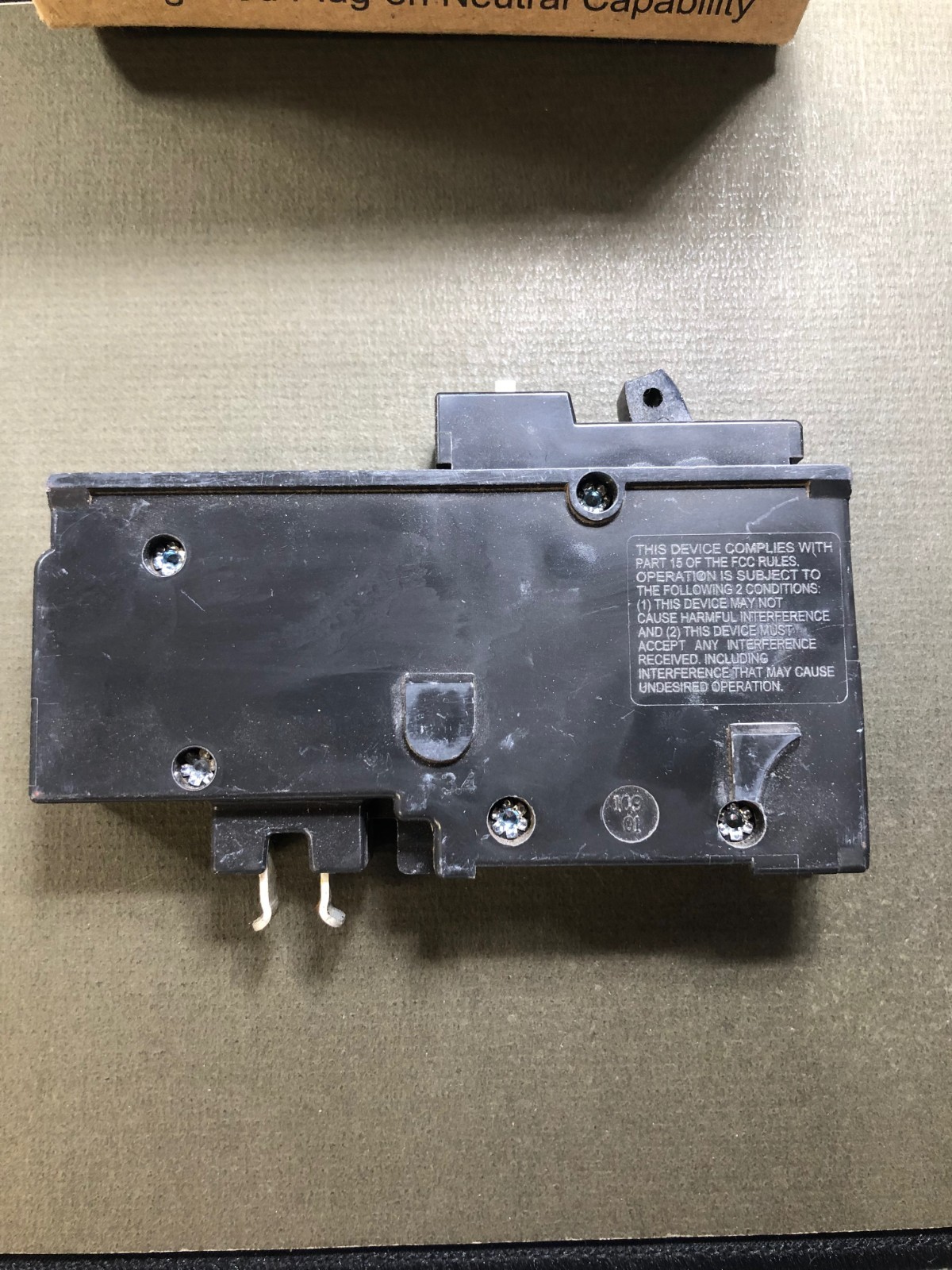 NEW! SQUARE D HOMELINE HOM115PCAFI 15A PLUG ON NEUTRAL AFCI Circuit Breaker