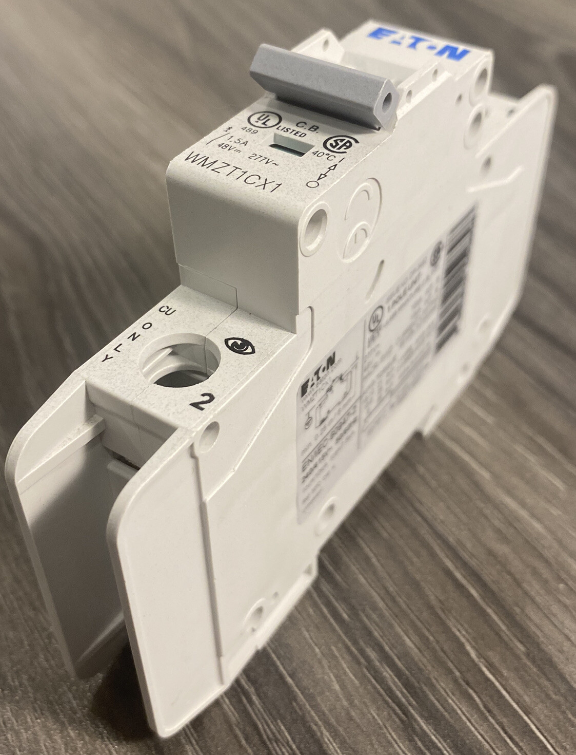 New Eaton WMZT1CX1 Miniature Circuit Breaker 1.5A 277V 1-Pole 48VDC – USA