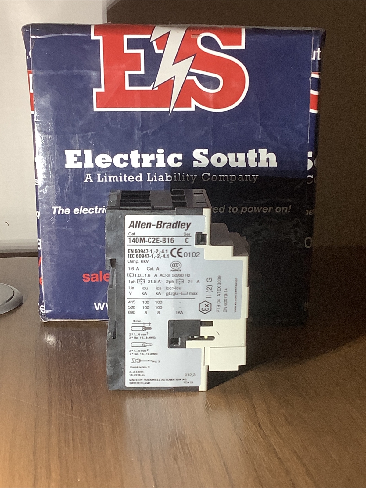 Allen Bradley Motor Protector 140M-C2E-B16 Series C 1.6 Amp