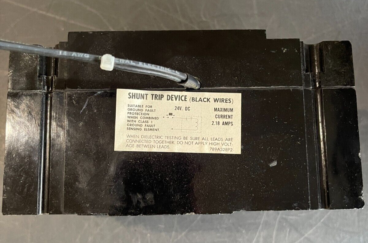 Ge Thed 3 Pole 80 Amp 600Vac Thed136080 Circuit Breaker 250Vdc