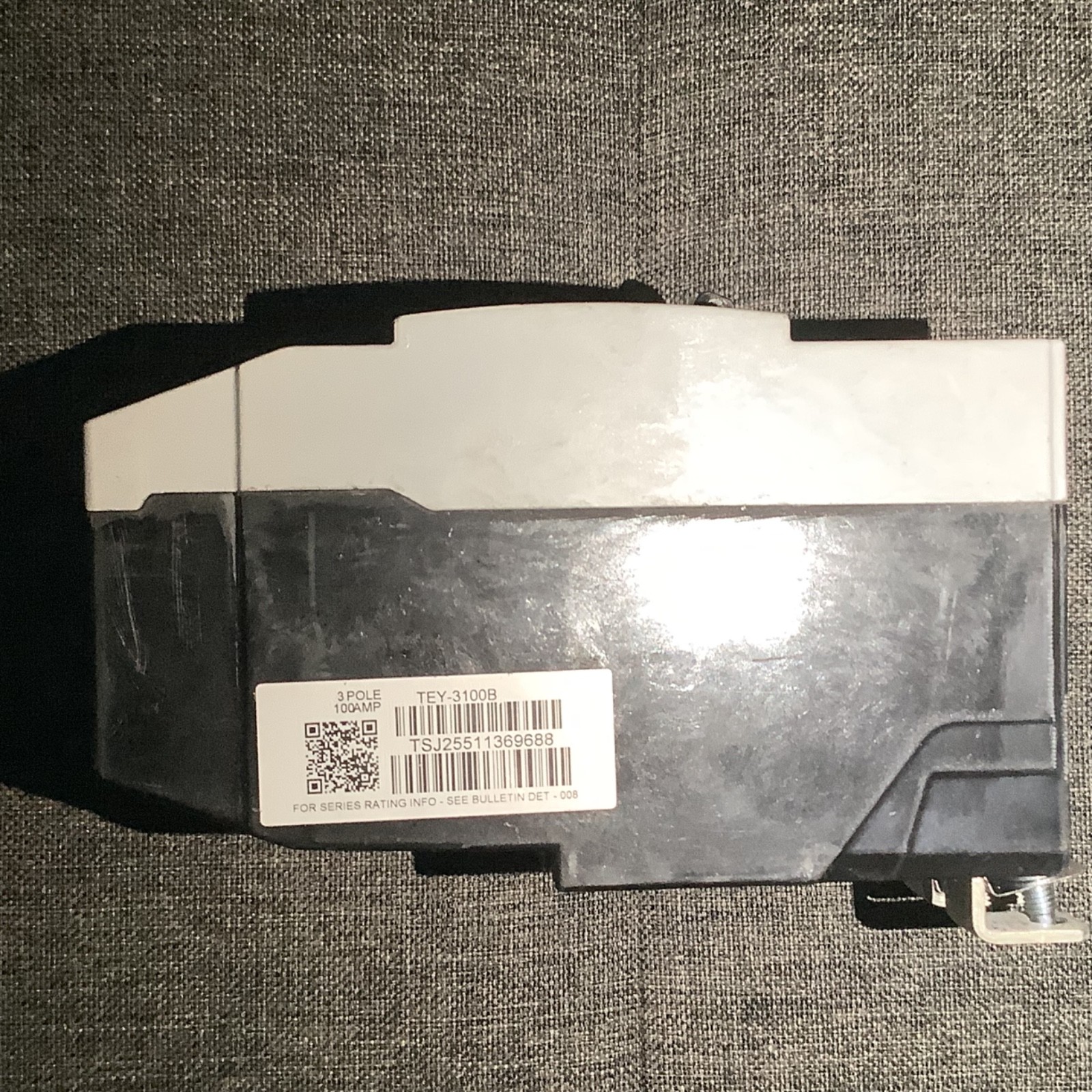 ABB GENERAL ELECTRIC TEYL3100B 3pole 100a 65ka @480v bolt on NEW