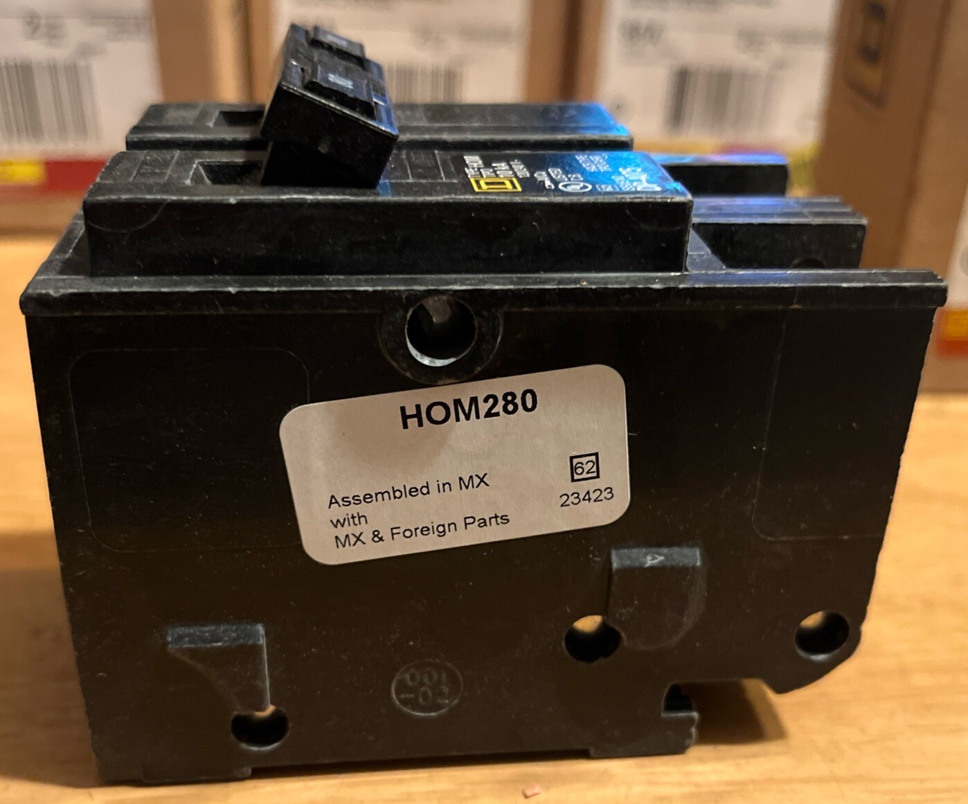 HOM280 SQUARE D 80AMP 120/240V 2 POLE CIRCUIT BREAKER NEW