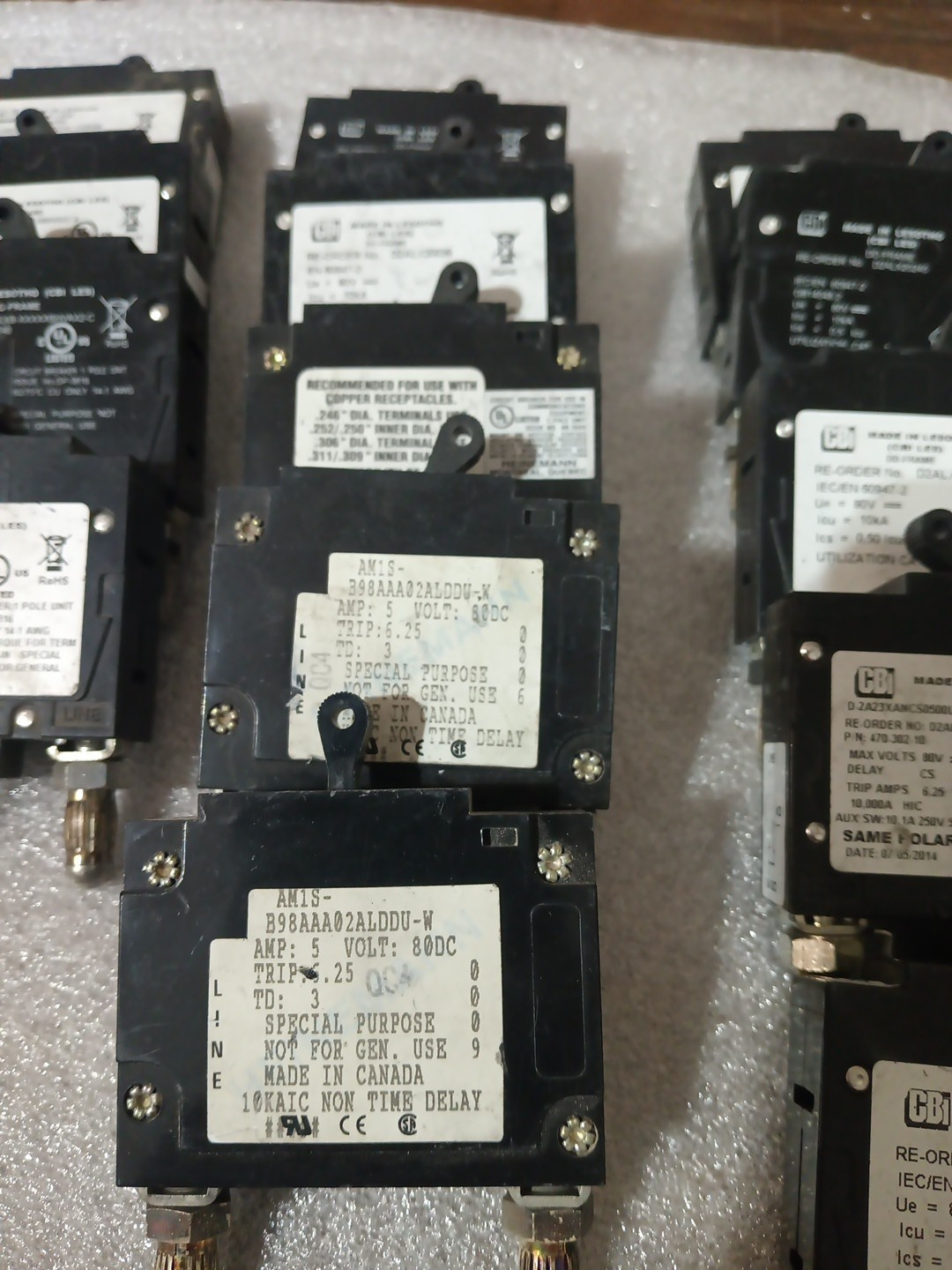 14 Count CB Circuit Breaker DP-3816 14-1 AWG 5AMP