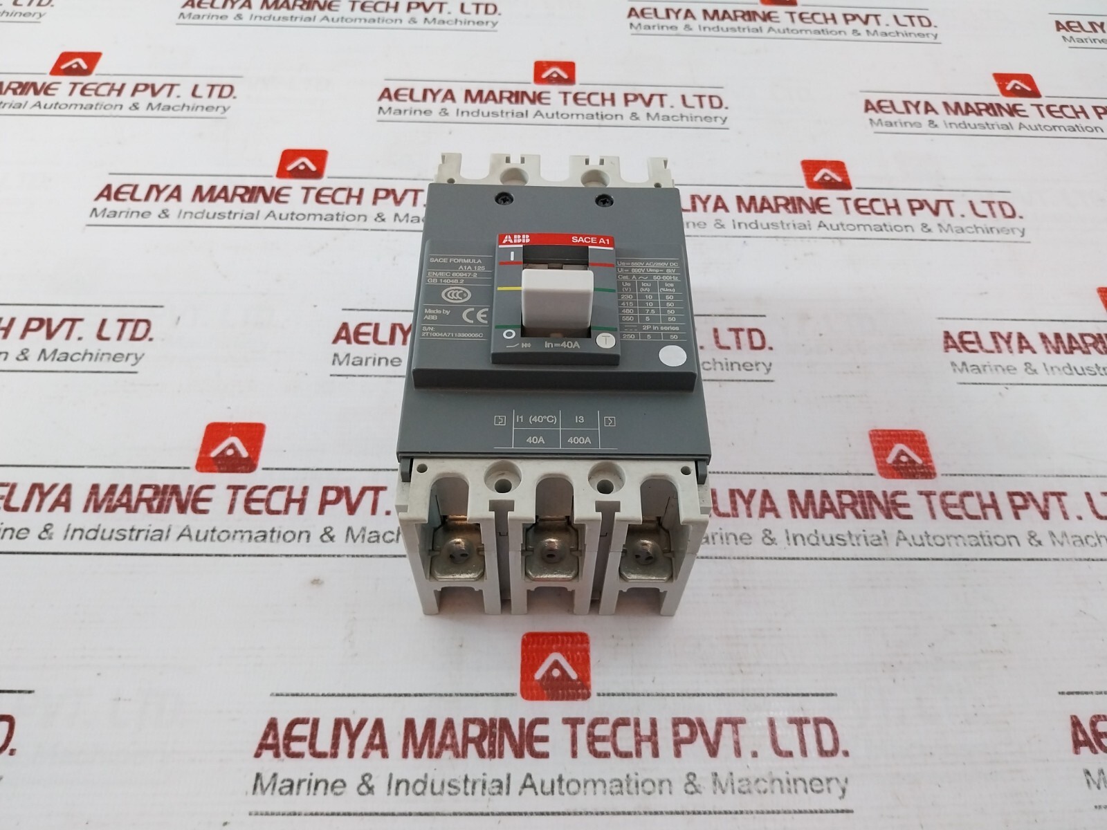 ABB MCCB A1A 125 TMF40/400 F F 3P CASE CIRCUIT BREAKER KIT SACE A1 40A