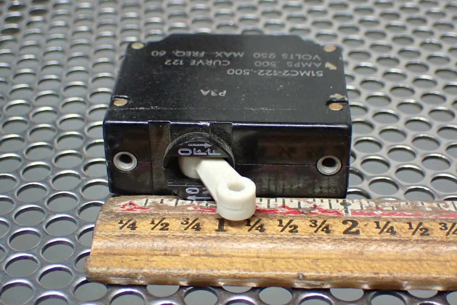 Klixon 51MC2-122-.500 Circuit Breaker .500A Curve 122 250V Max Freq. 60 New