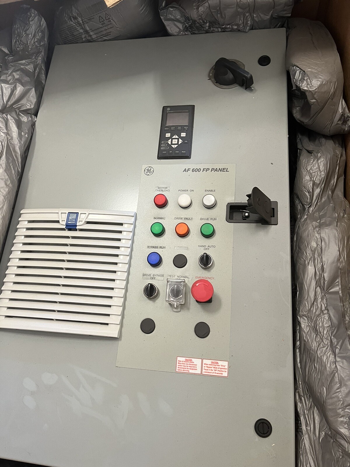GE AF 600 FP industrial control Panel 6KFPC30052RCLAX