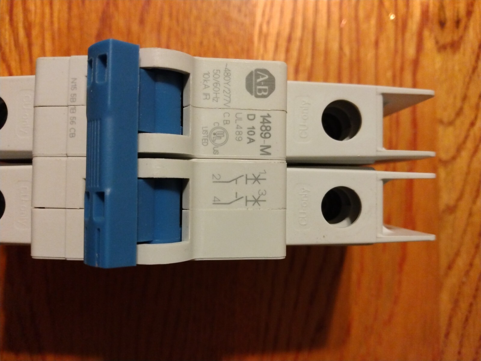 Allen-Bradley 1489-M2D100 10A 2P Thermal-Magnetic Circuit Breaker (1489-M2D100)