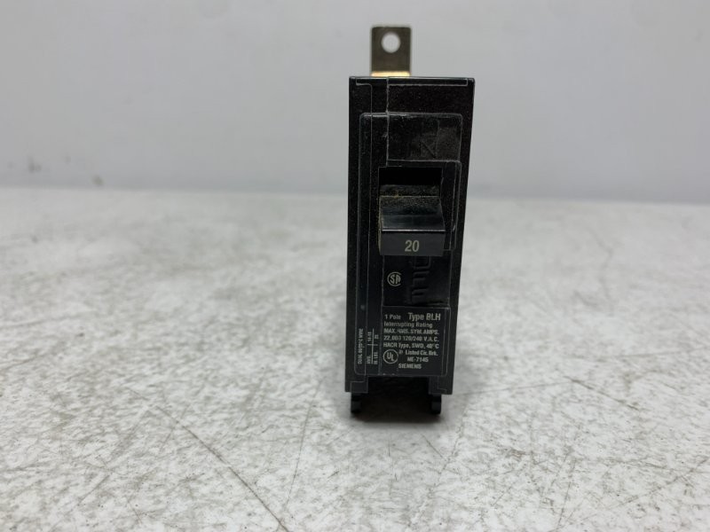 Siemens B120H Circuit Breaker 20A 120/240V 1-Pole