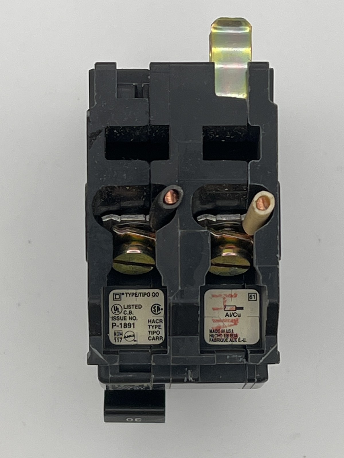 Square D QO230 30A 2-Pole Circuit Breaker 120/240V QO Panel