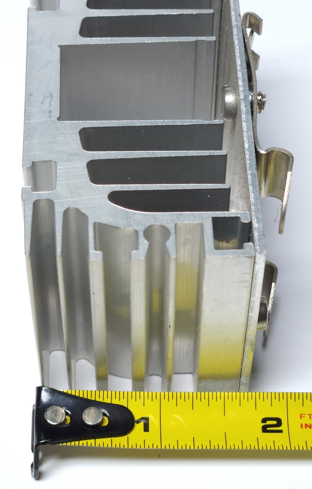 DIN RAIL MOUNTABLE ALUMINUM Heat Sink AL 2″ x 3 1/4″ x 1 5/8″ Thick Heatsink