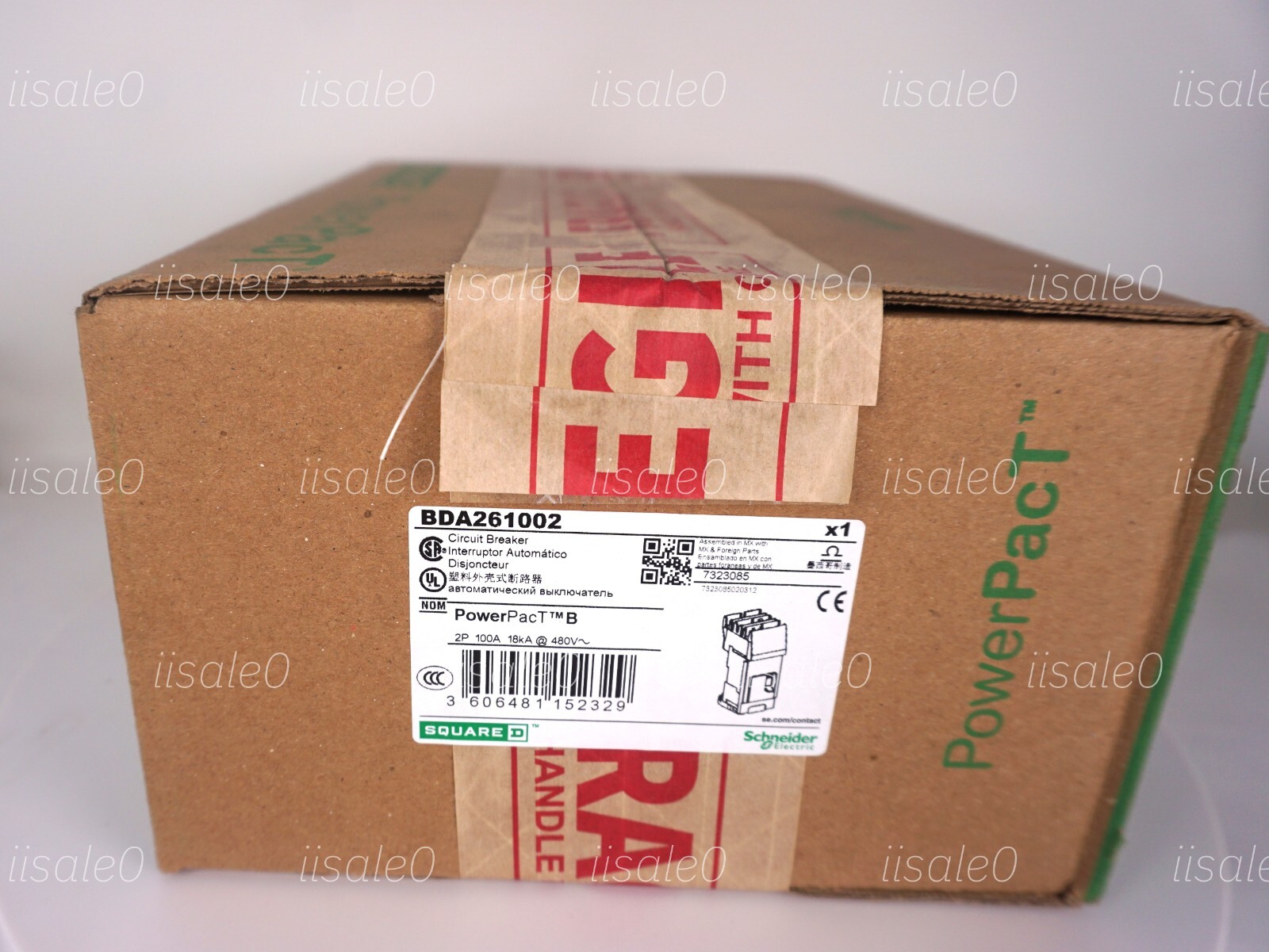 Square D BDA261002 Circuit Breaker 100A 2 Pole I line QTY