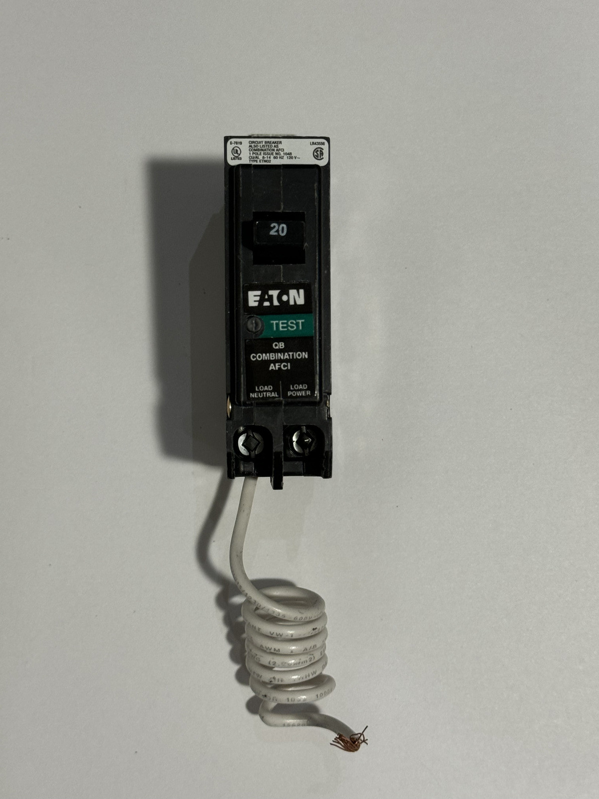 Eaton QB1020CAF QuickLag Combination AFCI Bolt-on New in box