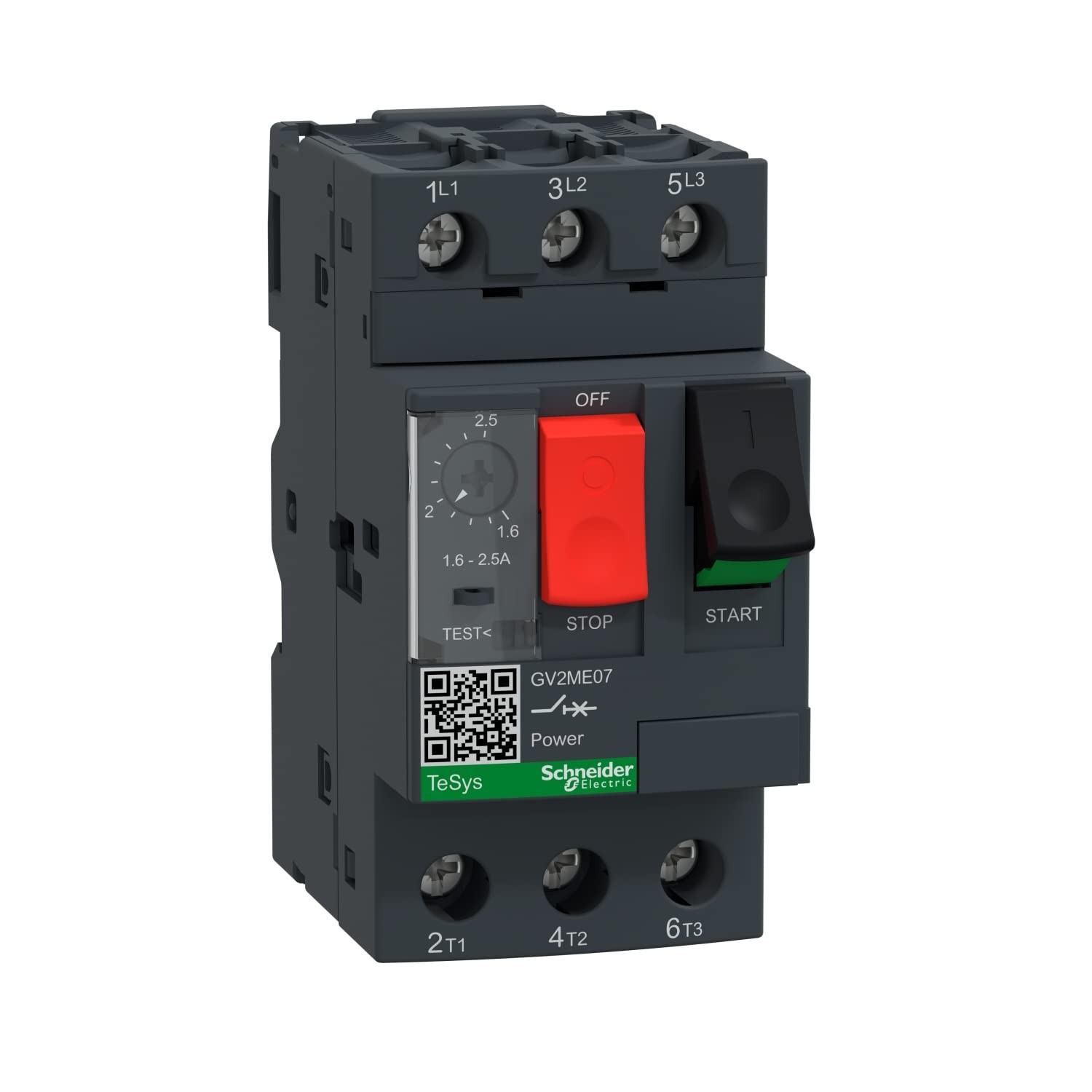 Schneider Electric Gv2me07 3P Motor Circuit Breaker 1.62.5A Gv2me07