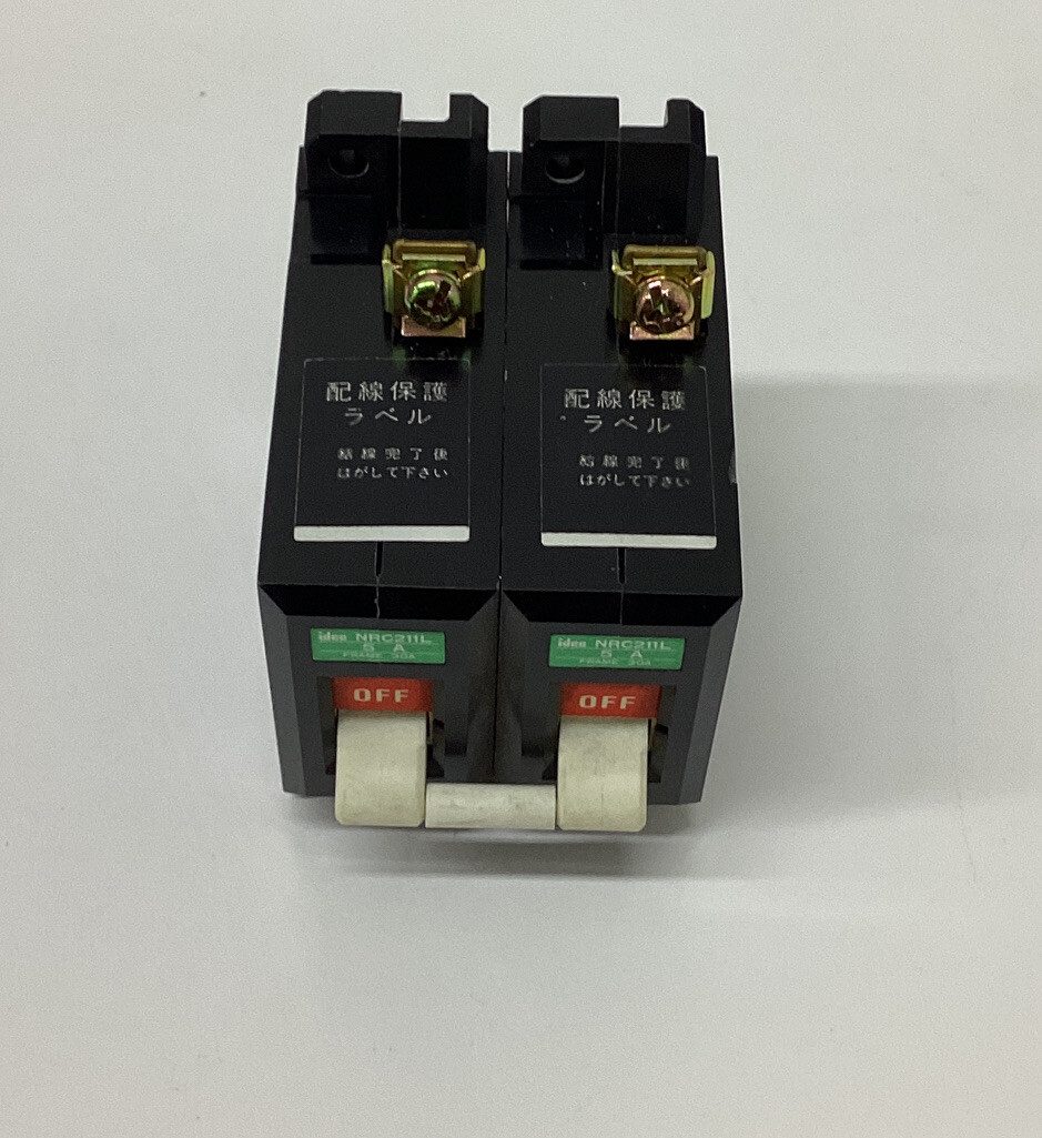 Idec NRC211L 5A 2-Pole Circuit Breaker