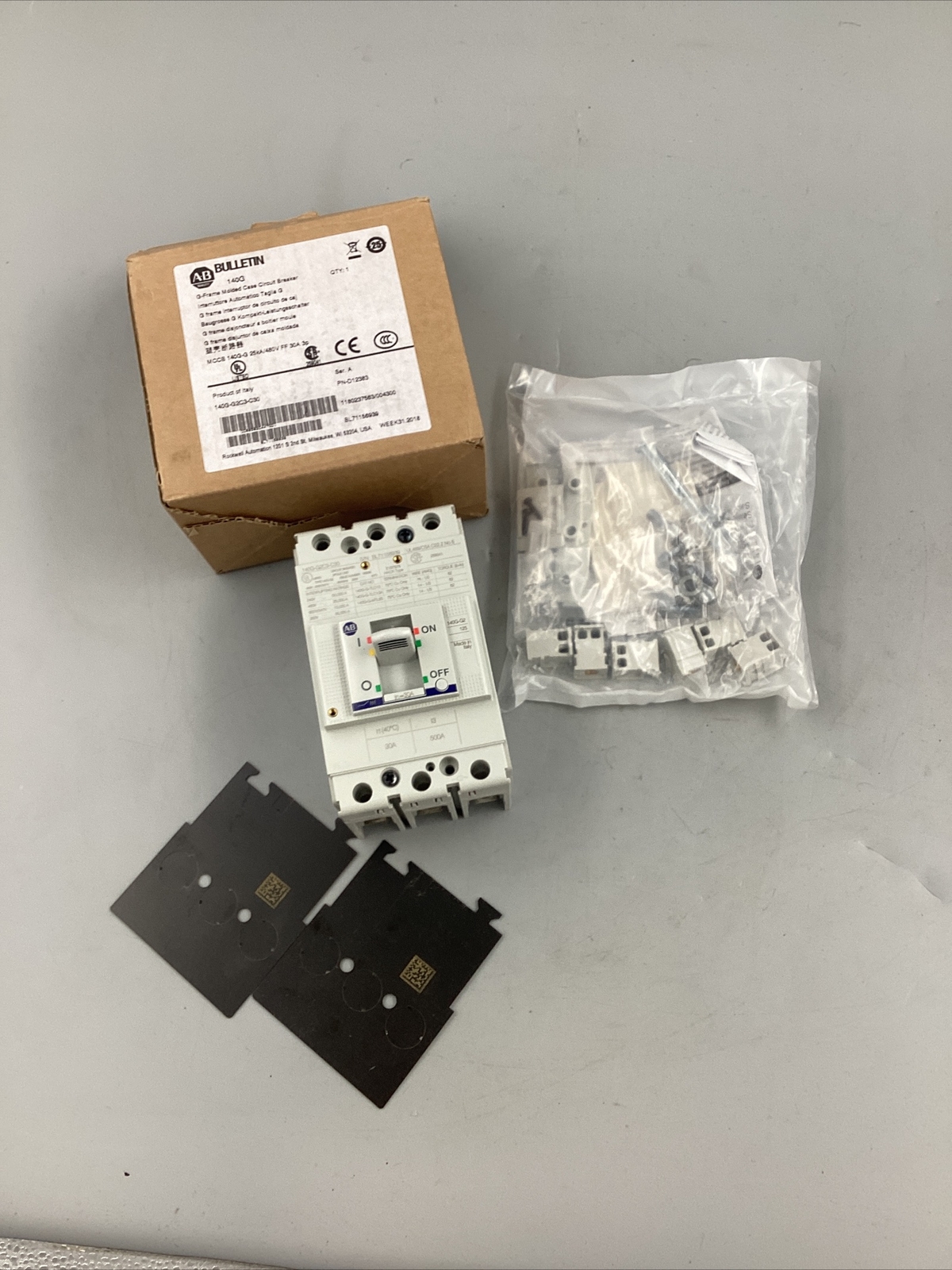 HOUSTON STOCK NEW ALLEN BRADLEY 140G-G2C3-C30 TYPE 140G 30A 600V FREE 2 DAY AIR