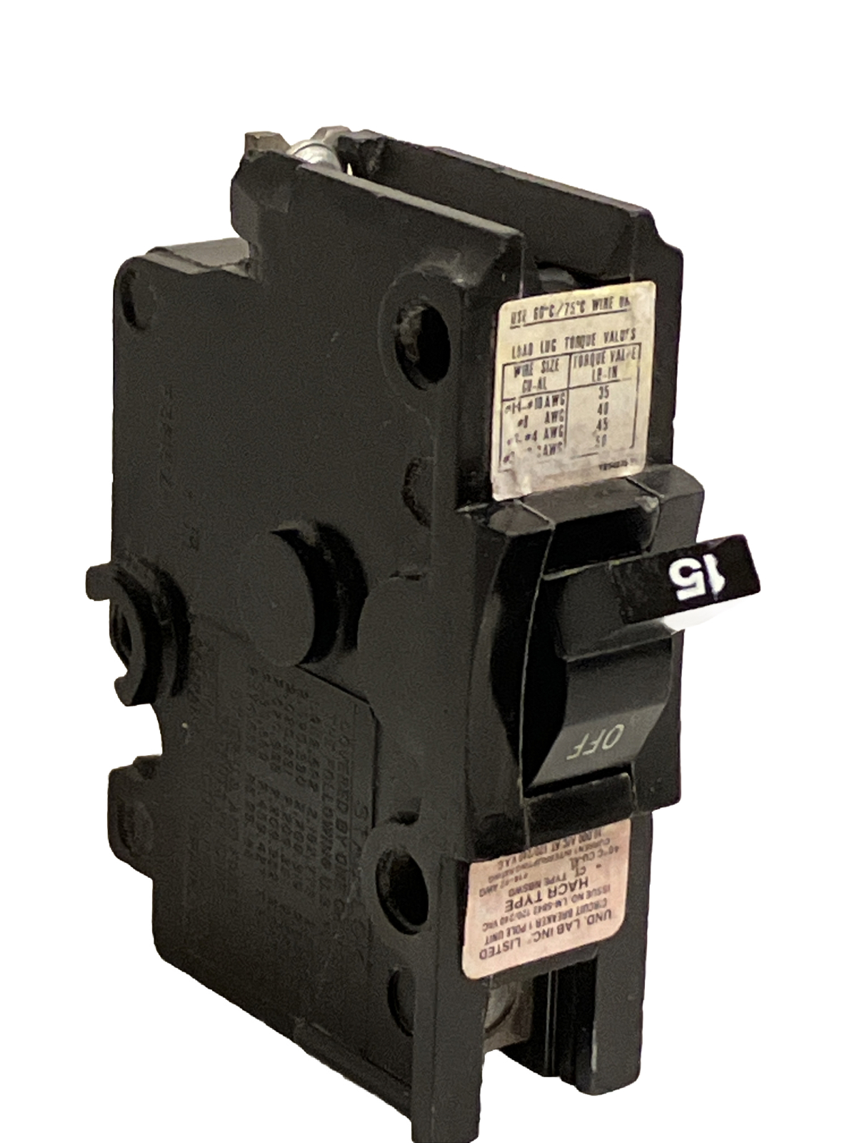 NB111015 / NB115 / NB15 FPE 15 amp 120/240 volt 1 pole FEDERAL PACIFIC Warranty