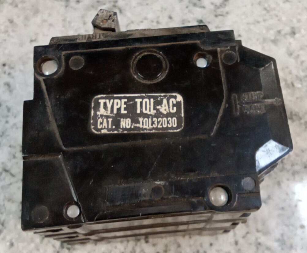 GE/ BREAKER/ TQL32030 /3 Pole /30A /240V/ GROVE/Plug In /TQL-AC/USE(L167