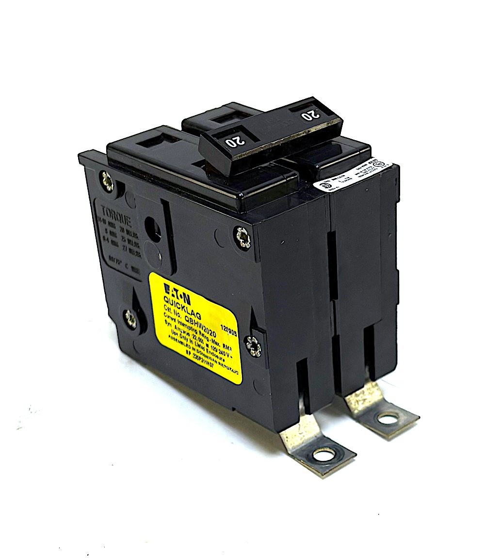 Eaton QBHW2020 2 Pole 20 Amp 240 Vac Circuit Breaker