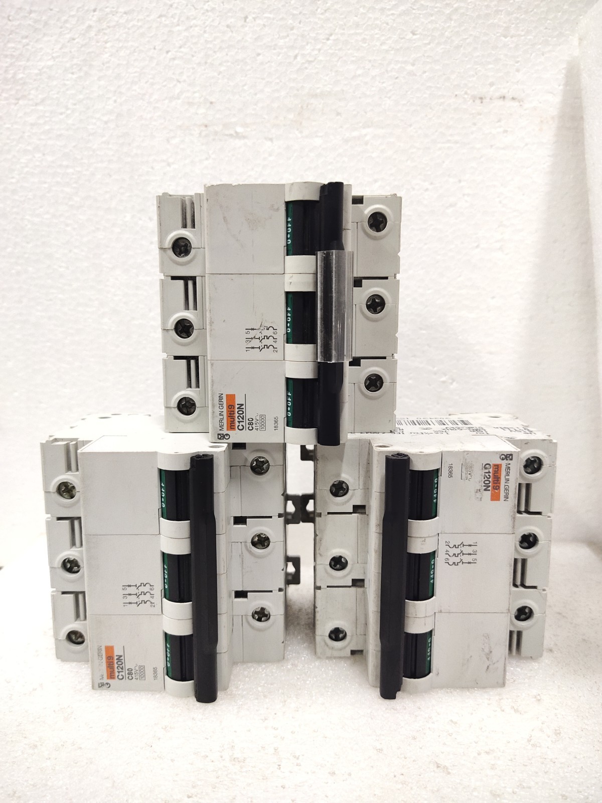 Merlin Gerin Multi 9 C120N. C80 415V circuit Breaker (Made In France)