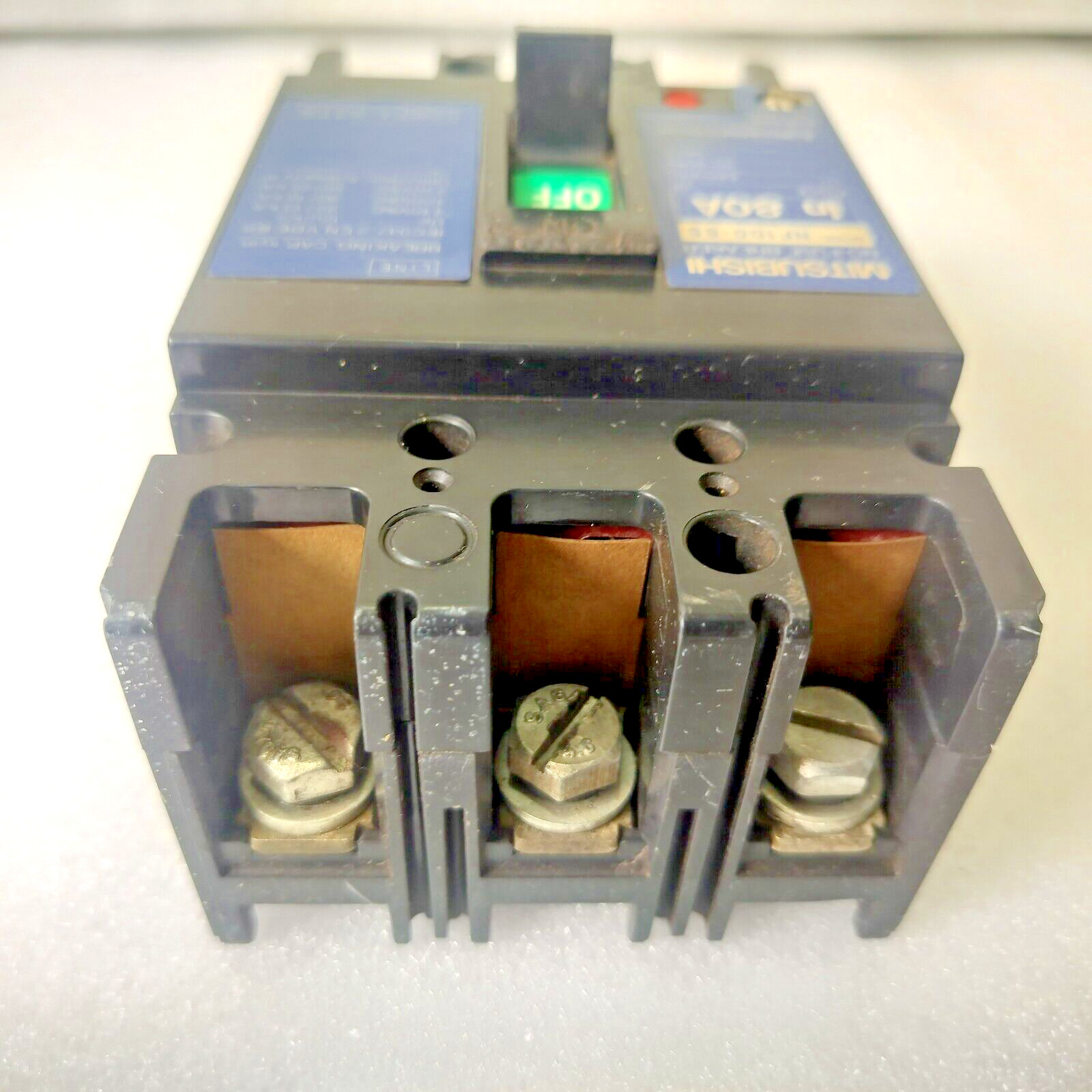 MITSUBISHI NO-FUSE BREAKER NF100-SS 80AMP 3POLE 50-60HZ 660V-AC