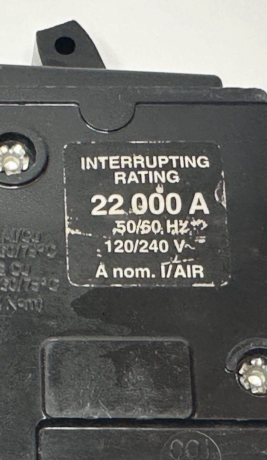 Lot of 2 Square D QOB 20A 1 Pole Bolt-On Breakers 22kA 120/240V